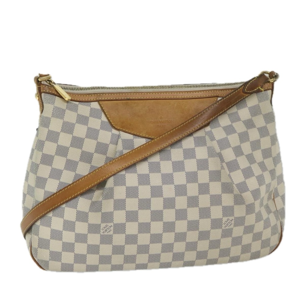 Louis Vuitton White Damier Azur Shoulder Bag